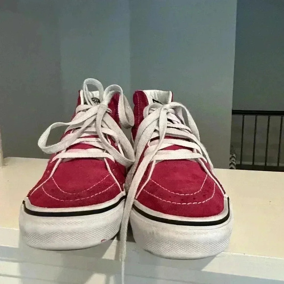 Vans SK8-Hi Top Sz: 1.5Y Youth 751505 Burgundy Maroon Kids Unisex - Picture 6 of 9